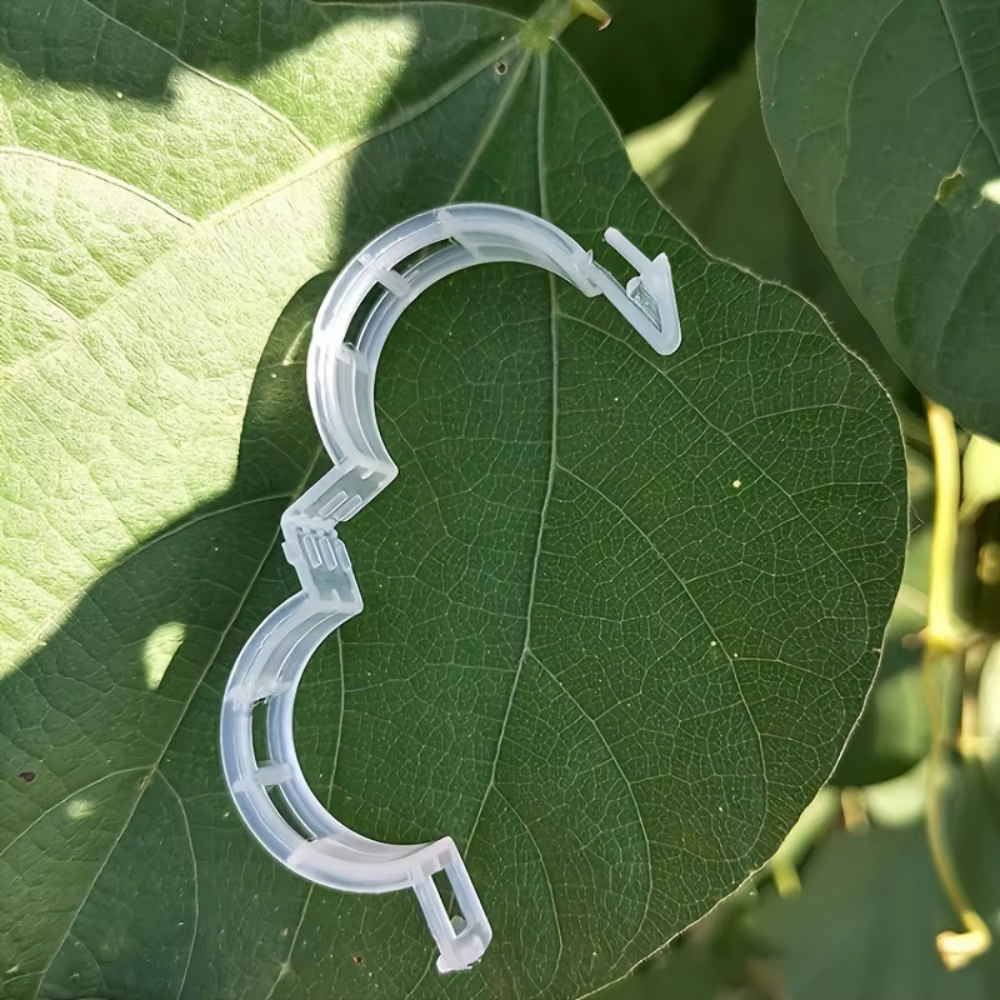 100 attaches pour plantes en plastique
