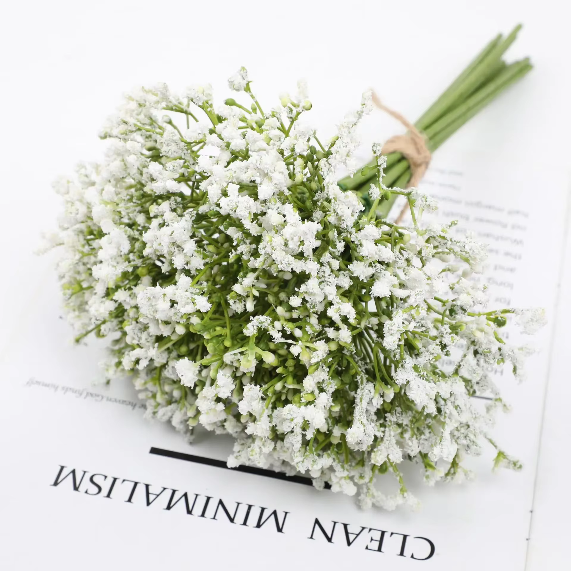 Bouquet de gypsophile artificielles