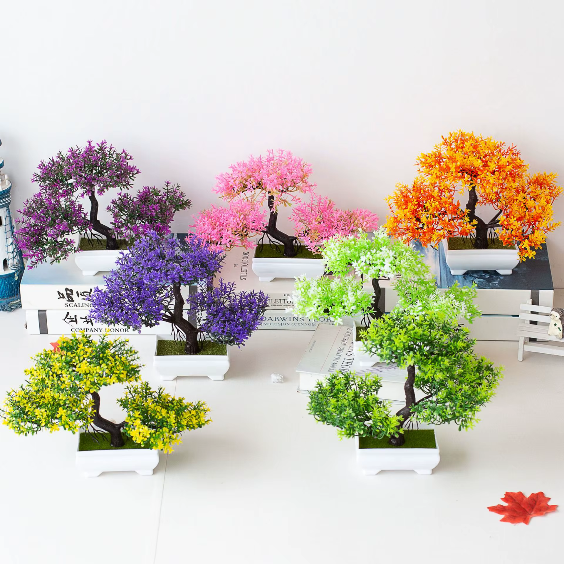 Plantes artificielles de simulation de bonsaï