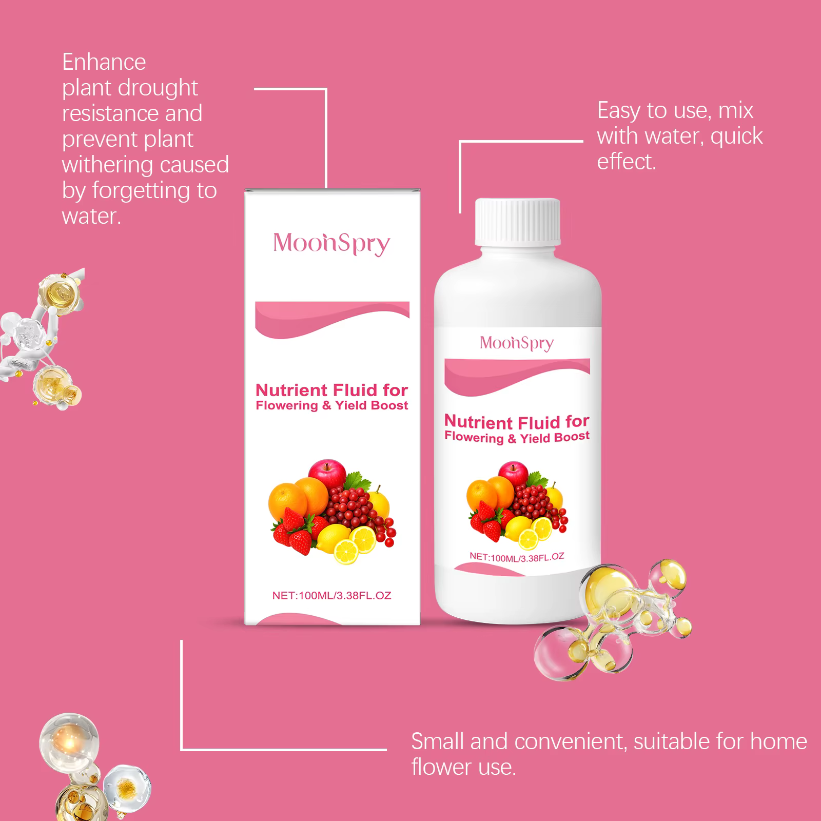 Solution nutritive pour fleurs