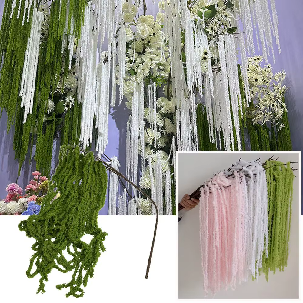 Plante artificielle multicolore Amarante suspendue