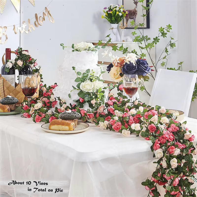 Mur de Vigne Artificielle de Pivoine