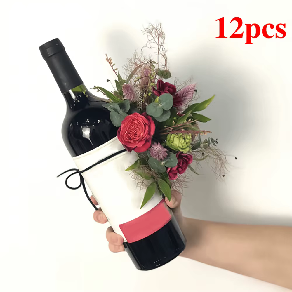 12 boules de mousse florale verte avec base