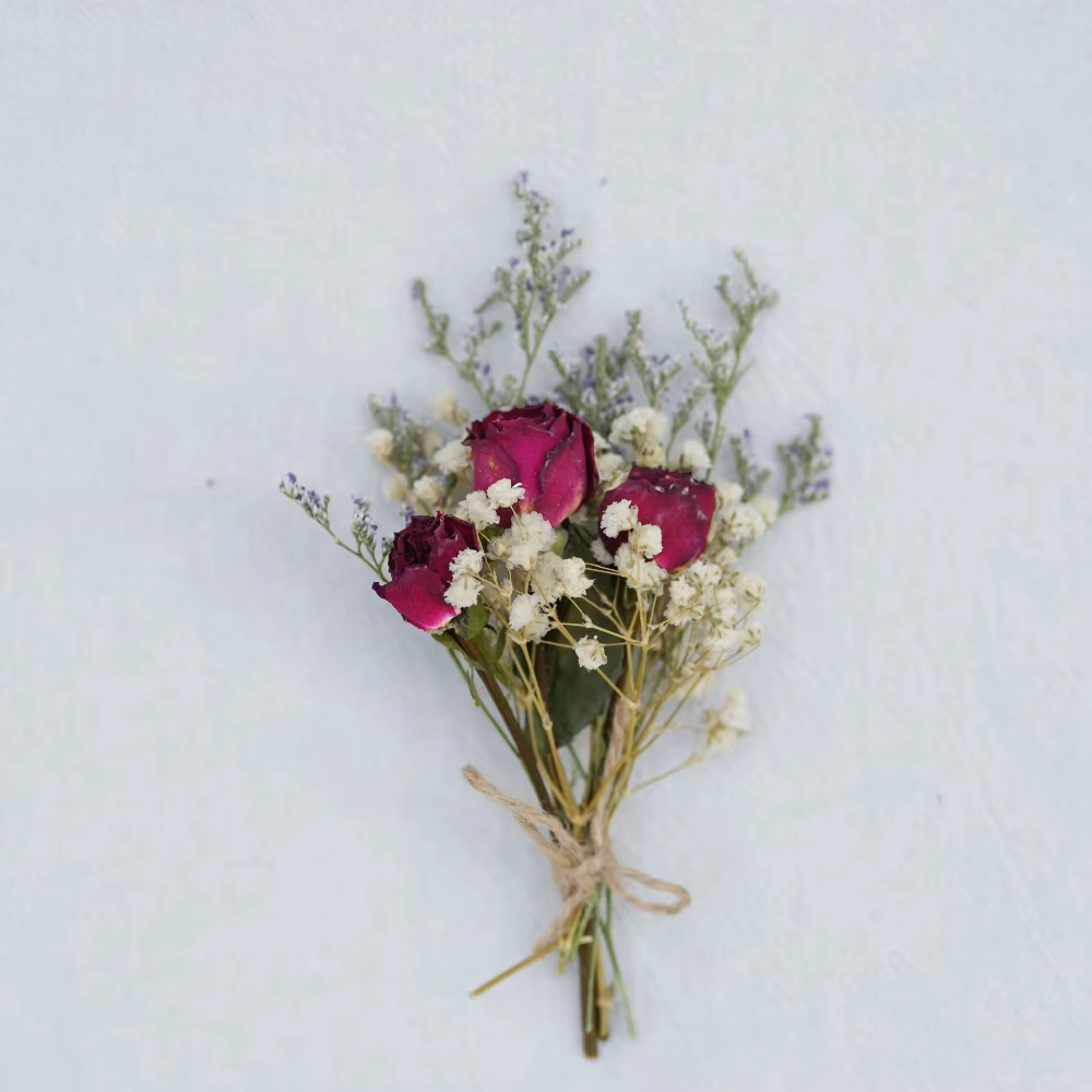 Mini bouquet de fleurs séchées naturelles