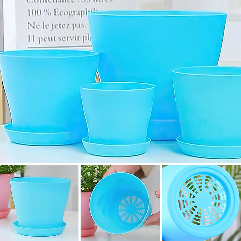 Pots à fleurs en plastique pour plantes