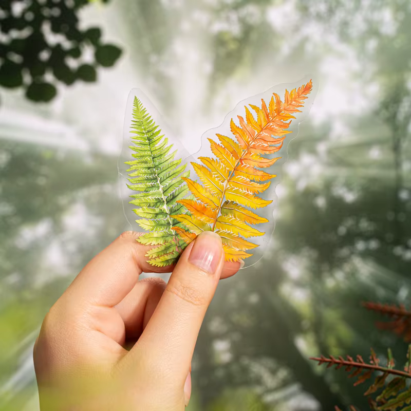 Pack d'autocollants plantes naturelles