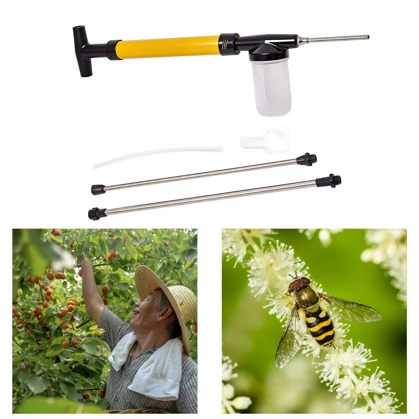 Applicateur de poudre de jardin multifonctionnel