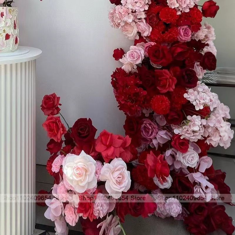 Idées de décorations de mariage en rose bordeaux