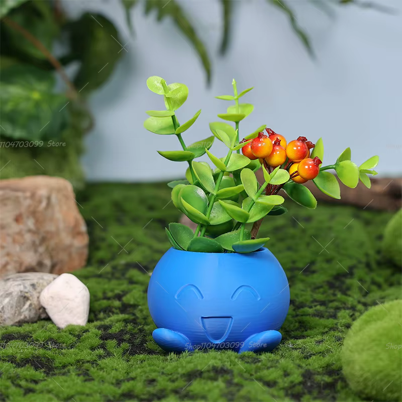 Pots de fleurs étranges imprimés en 3D