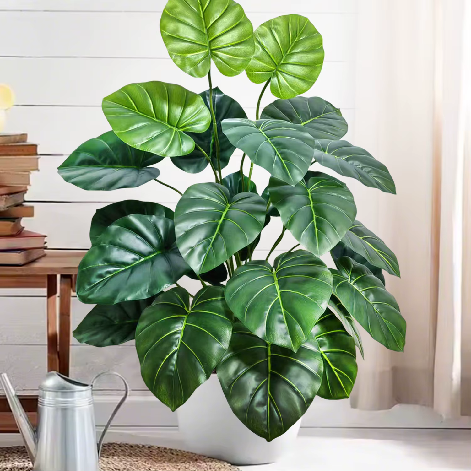 Feuille de philodendron artificielle