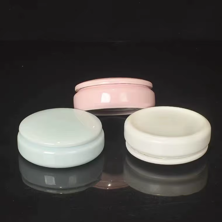 Pot en céramique Portable de style chinois de 40ml, Mini pot de stockage de thé/herbes en céramique, récipient scellé Portable, poudre et pommade