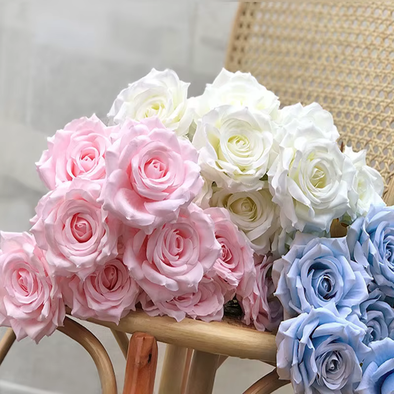 Roses Artificielles pour Décoration de Maison