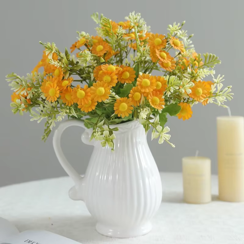 Bouquet de marguerites artificielles pour décoration de maison