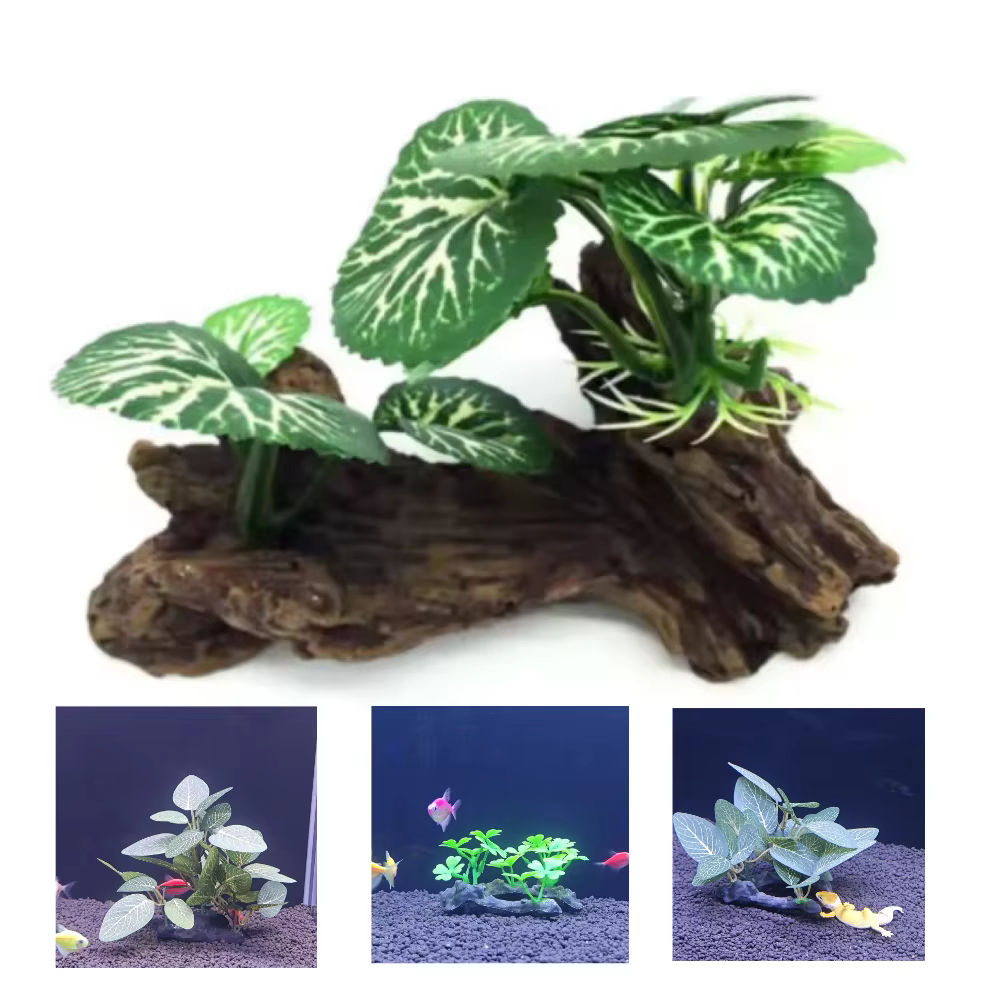 Plante de simulation d'aquarium en plastique
