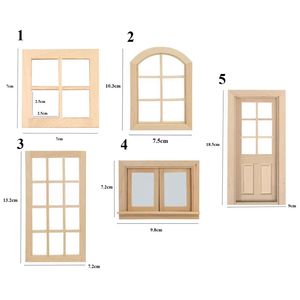 Meubles de maison à double fenêtre bricolage