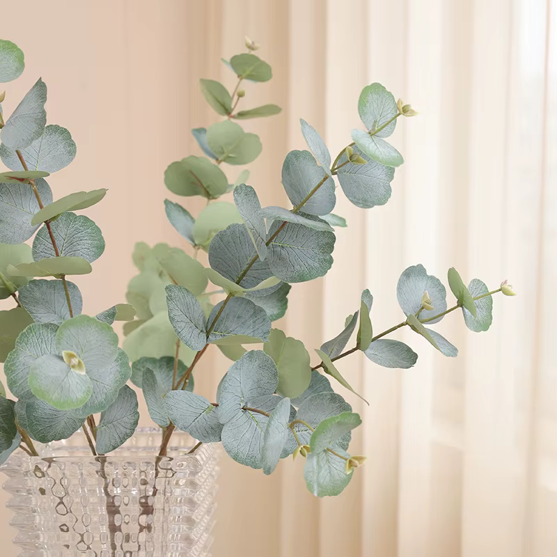 Branche d'arbre d'eucalyptus artificielle