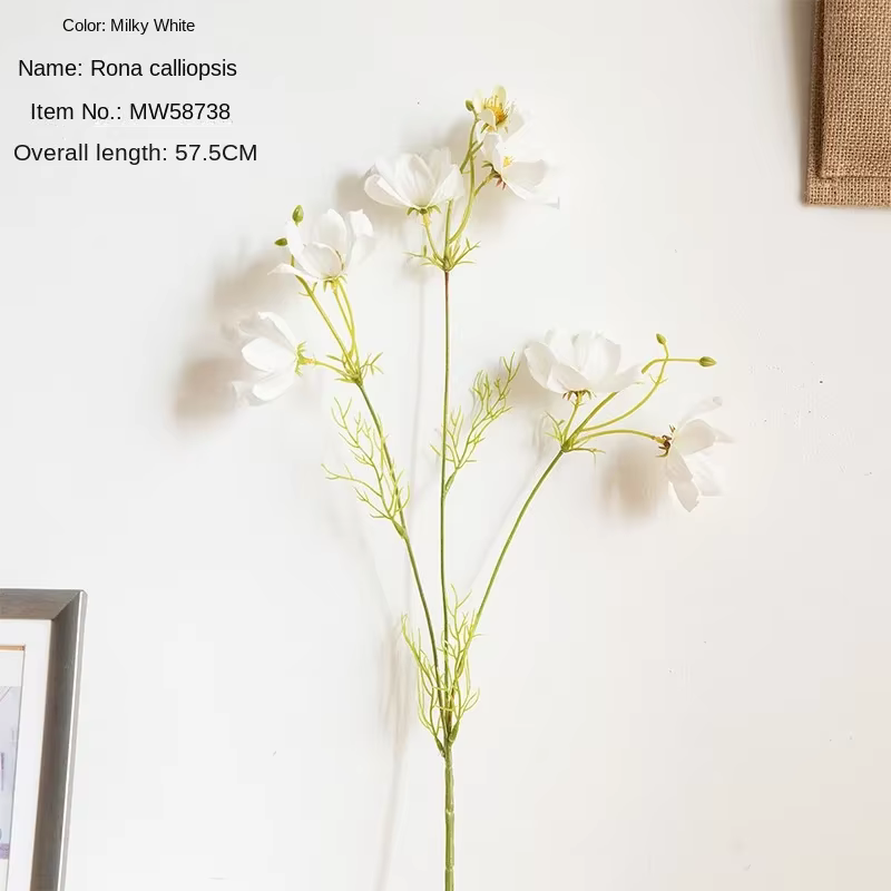 Branche de fleurs artificielles Cosmos Gesang