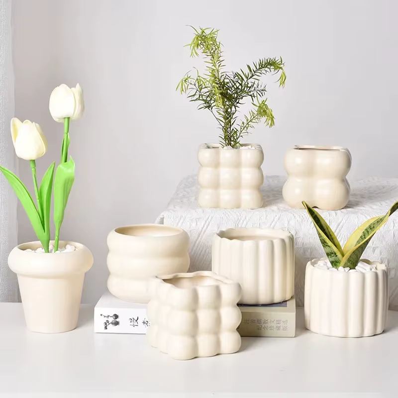 Pot de plantes en céramique de Style INS
