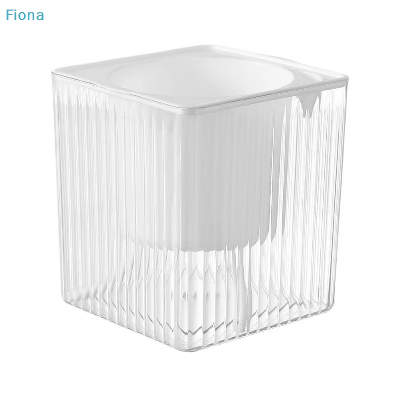 ⛟ Pot auto-arrosant carré avec panier intérieur