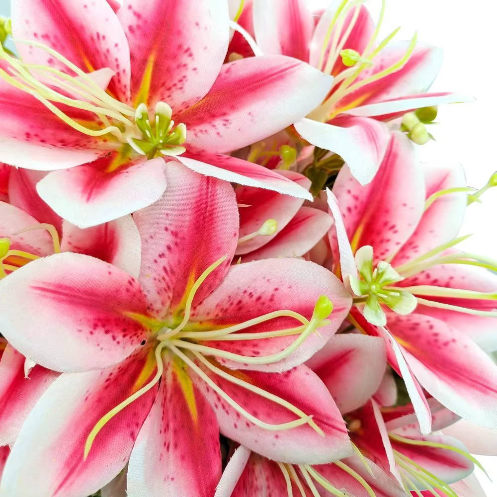 Bouquet de fleurs artificielles d'orchidées