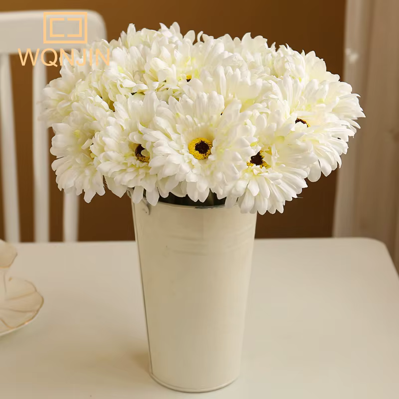 Branche de Fleurs Artificielles Gerbera