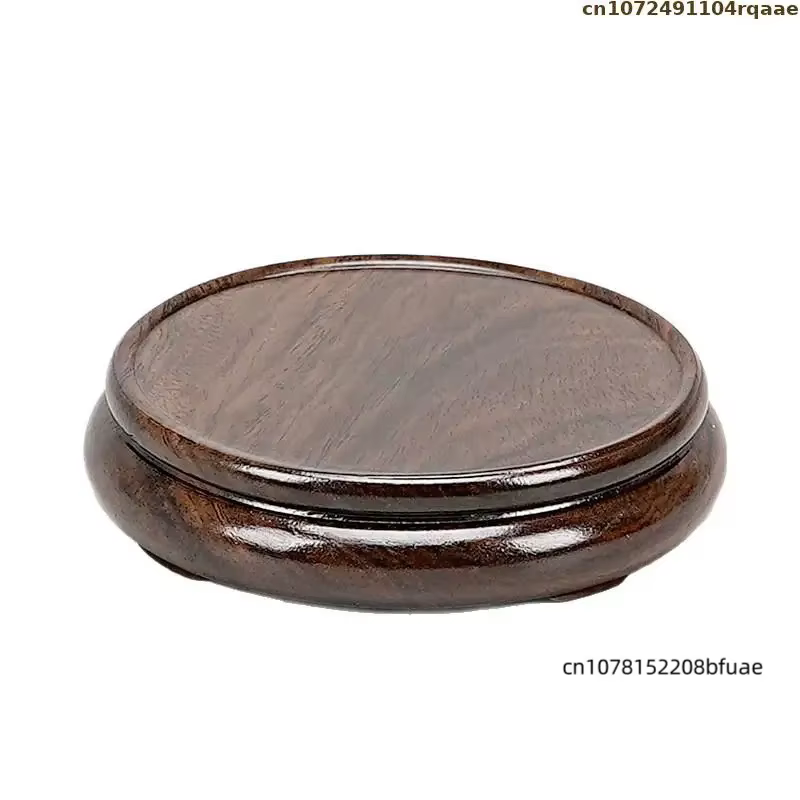 Support de Plante Rond Simple en Bois Massif