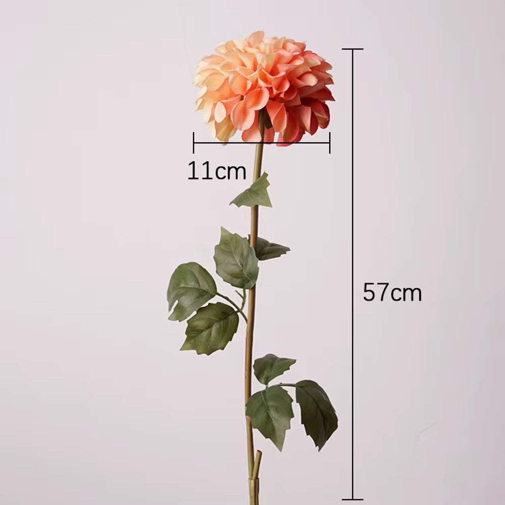 Fleur de Dahlia artificielle en soie