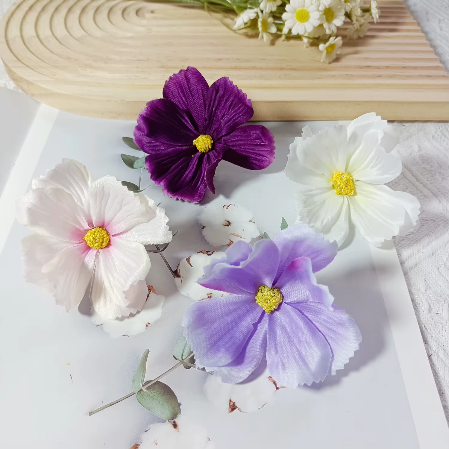 10 pièces Gesang fleurs artificielles Cosmos fleur maison salon décor ornements