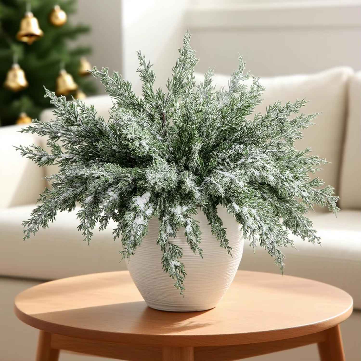 Plantes artificielles Tarzon Feuilles De Noël Arbre Partie Accueil Chambre Décoration De Table En Plein Air Cour Jardin Fleur De Mariage Bricolage Cadeau Boîte