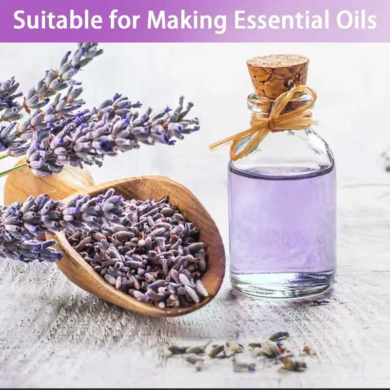 Lavande séchée premium - Aromathérapie (Sommeil/Détente) • Artisanat DIY (Bougie/Savon/Sachets) • Utilisations domestiques (Décoration/Mariage)
