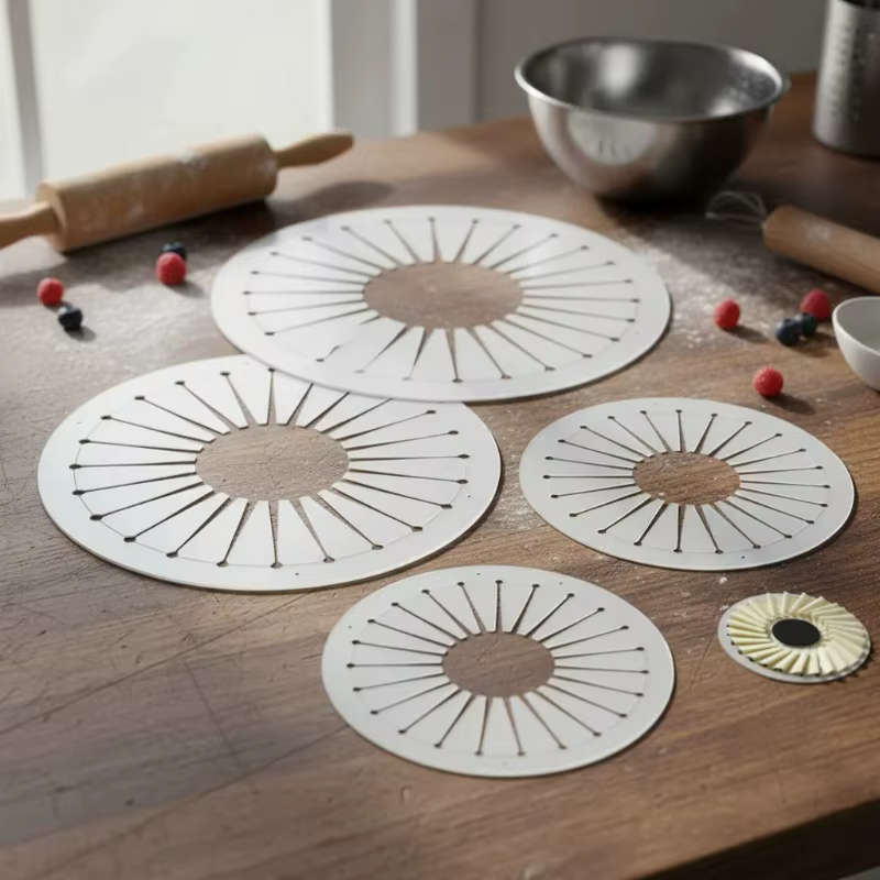 Outil de fabrication de rosettes en ruban transparent DIY de 9 cm, 12 cm, 15 cm, pour figurines de table et fleurs en ruban
