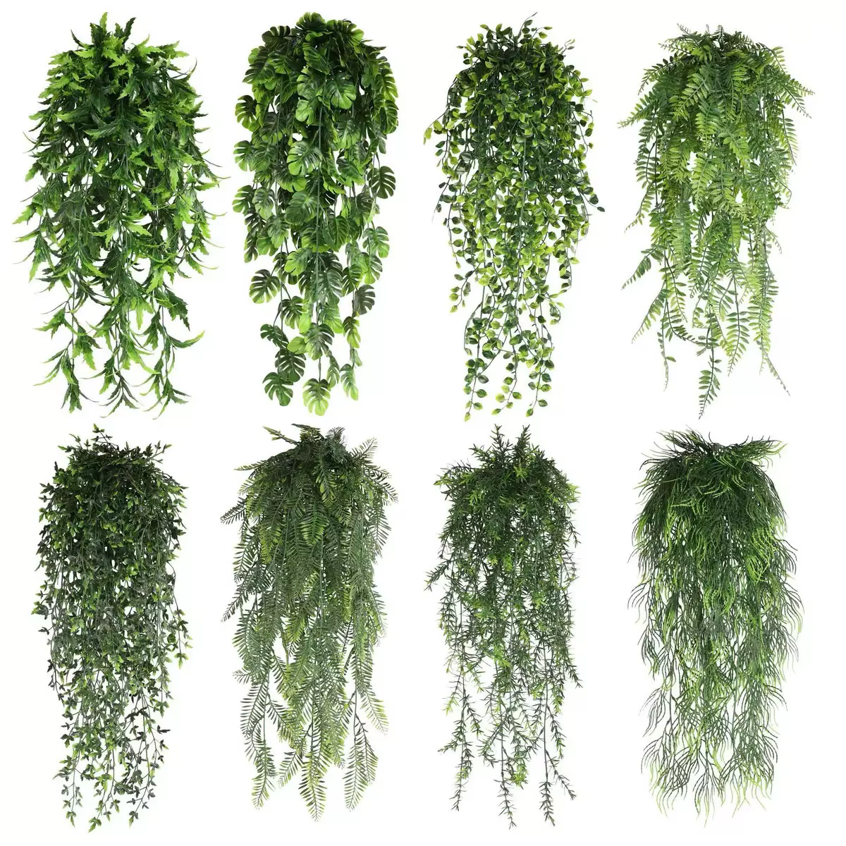 1 pièce de plante artificielle murale en herbe persane