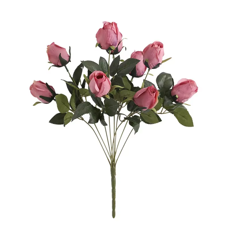 Bouquet de roses artificielles