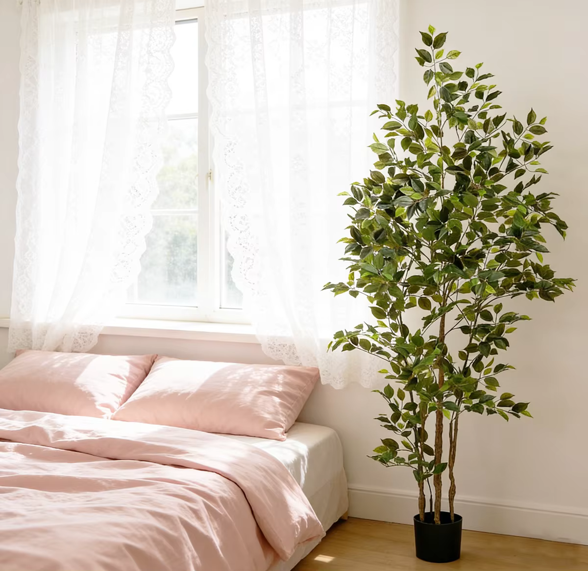 Ficus artificiel à faible entretien - Profitez d'une beauté persistante toute l'année