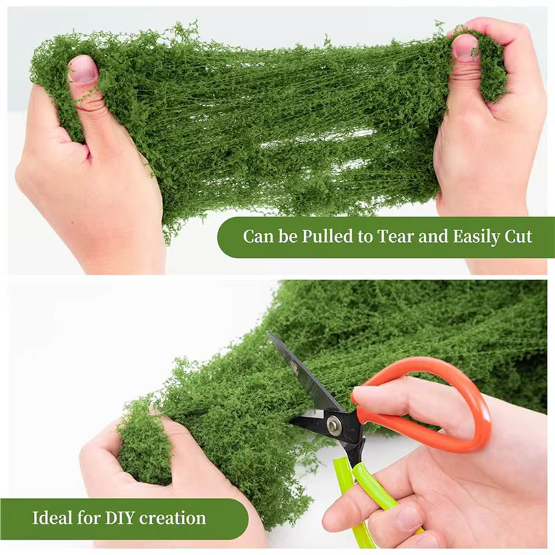 4X Faux mousse artificielle pour plantes d'intérieur