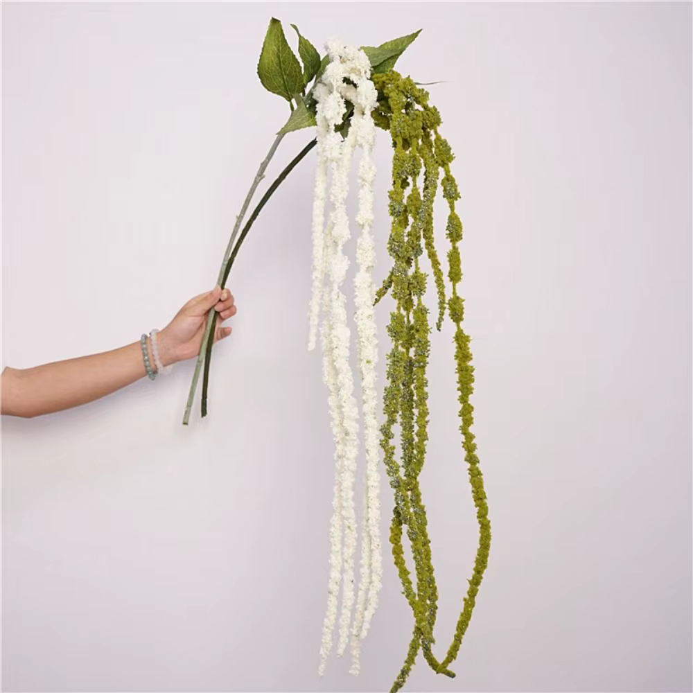 Plante suspendue artificielle Amaranthus à 6 têtes