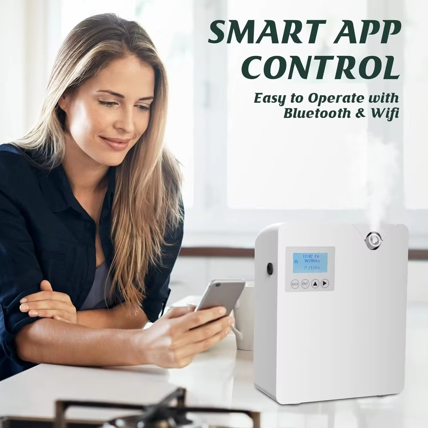 Diffuseur d'arôme intelligent Bluetooth