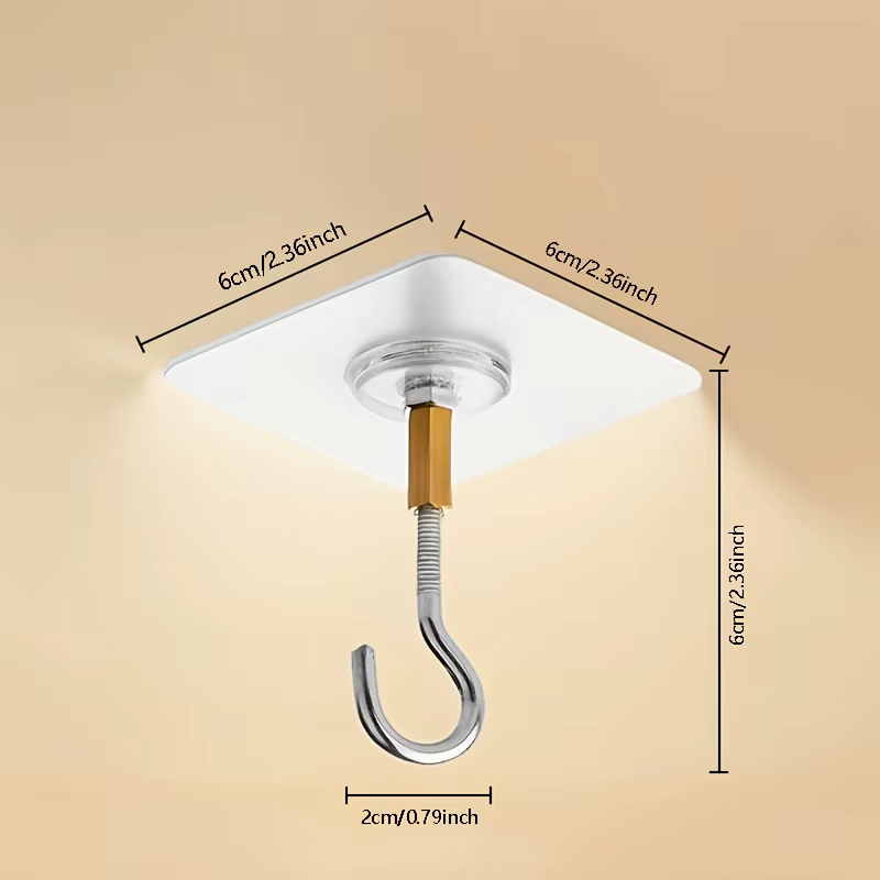 Crochets de plafond sans poinçonnage et sans marquage