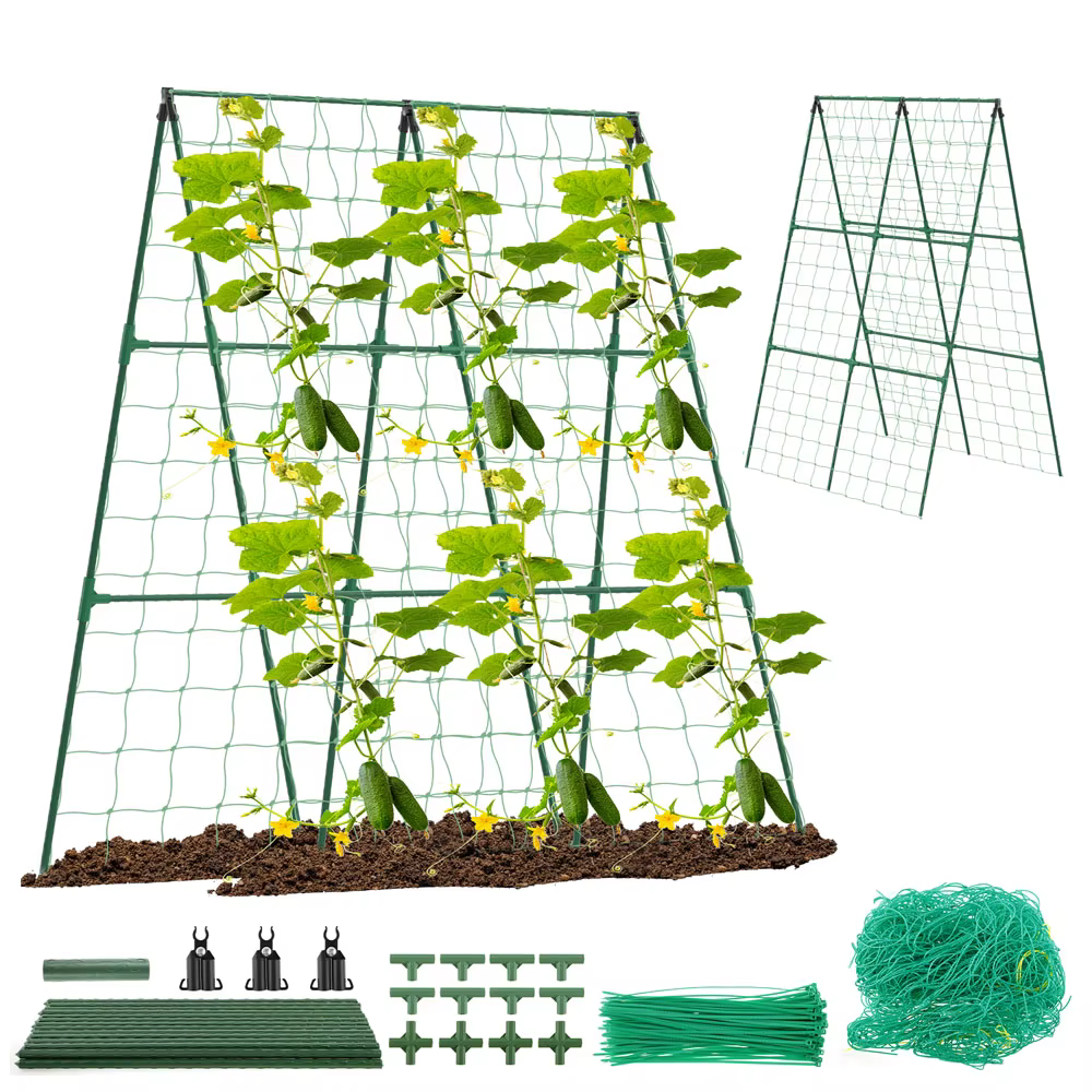 Treillis de concombre, cadre A pour légumes de jardin