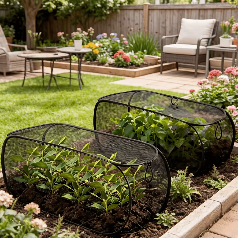 1 ensemble de couvertures pliables pour la protection des plantes
