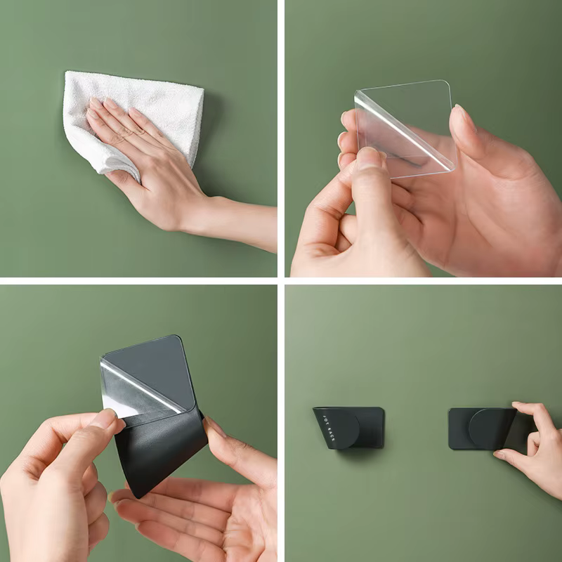 Support de couvercle de Pot auto-adhésif, 6/12 pièces, support sans poinçon pour couvercle de casserole, support de rangement de cuisine en plastique, organisateur de cuisine