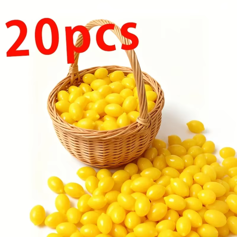 20 mini-citrons artificiels