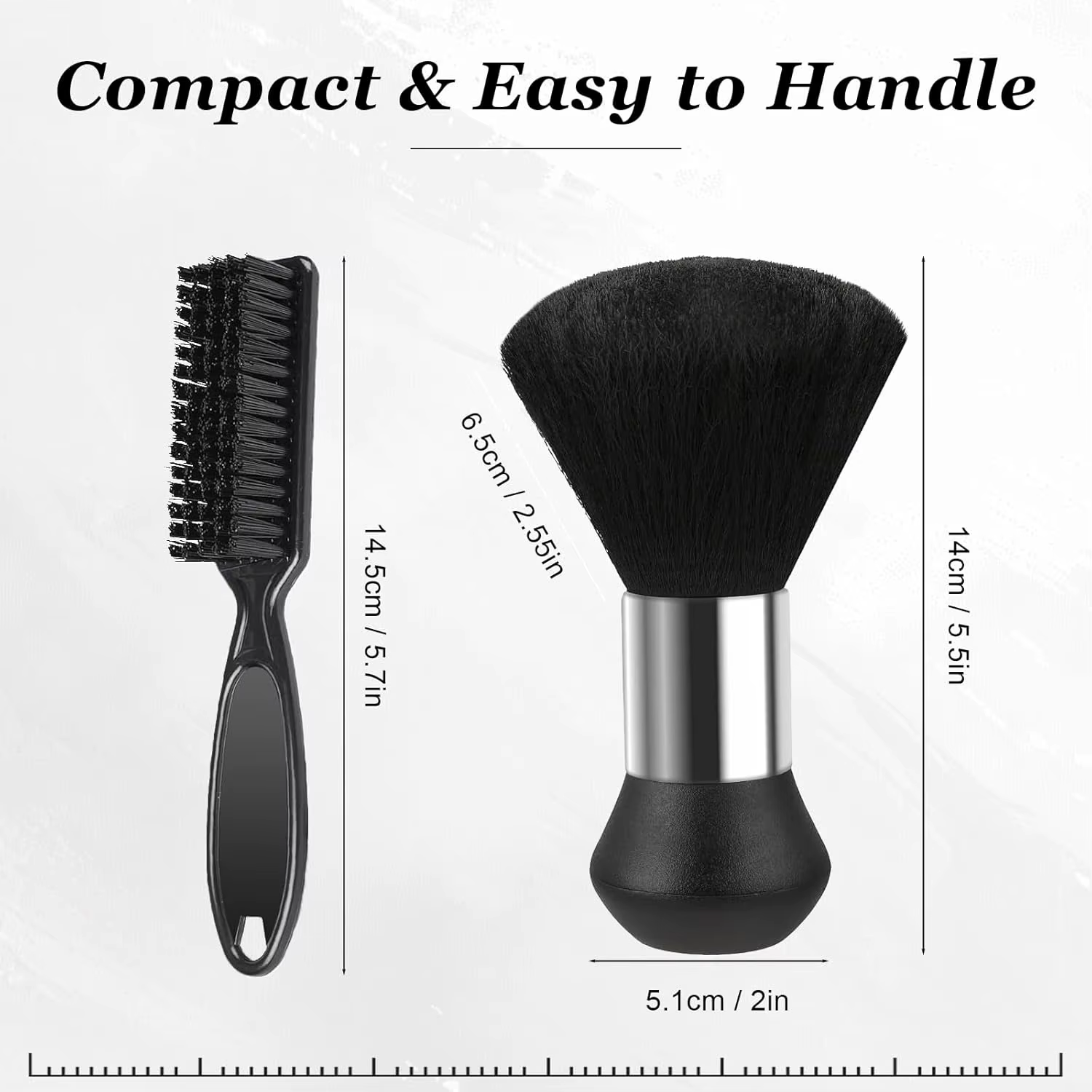 Accessoires de barbier essentiels, fournitures de nettoyage pour salon de coiffure, coiffeurs professionnels, plumeau de cou, outil de plumeau pour barbiers