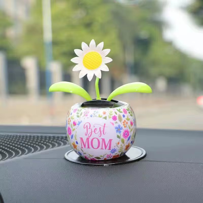 Pot de fleur à énergie solaire