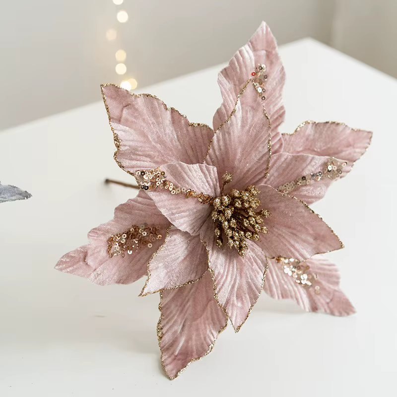Fleur de Noël artificielle de haute qualité