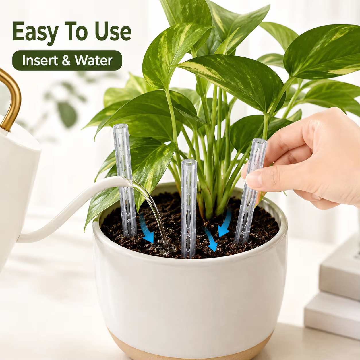 Tuyaux de drainage pour plantes en pot
