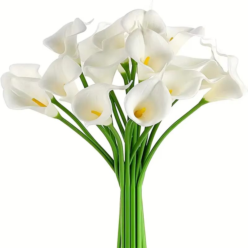 Mini fleur artificielle de calla en PU