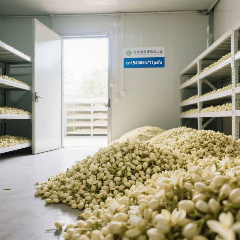 Boutons de jasmin naturels de qualité supérieure