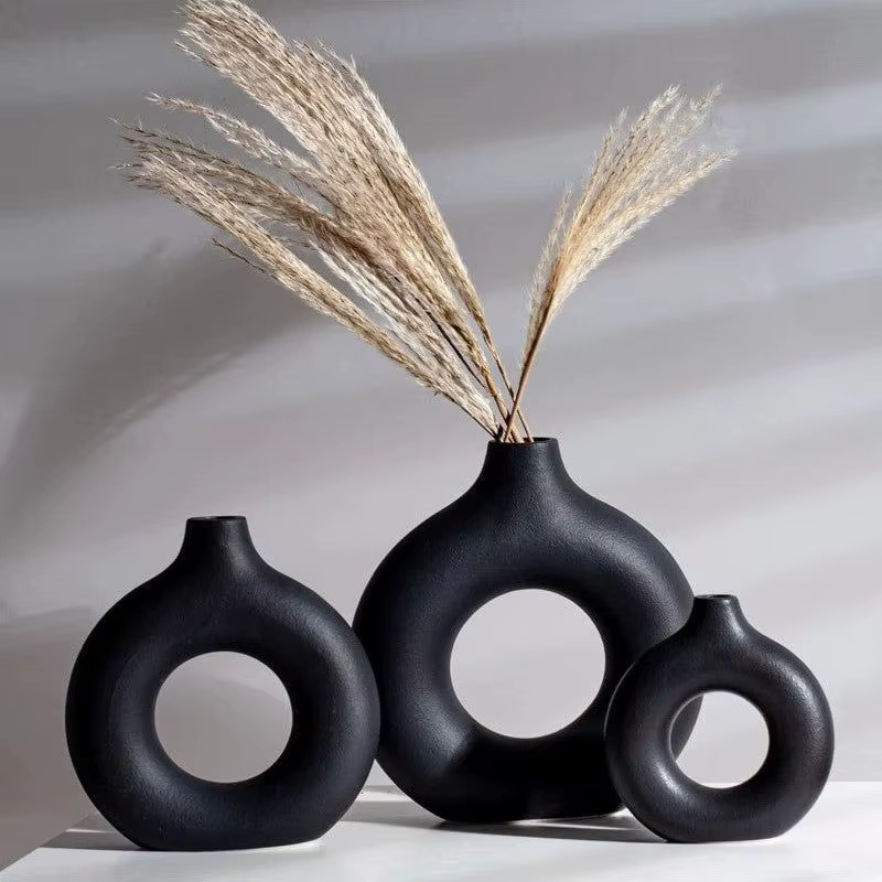 Vase Créatif En Forme De Donut