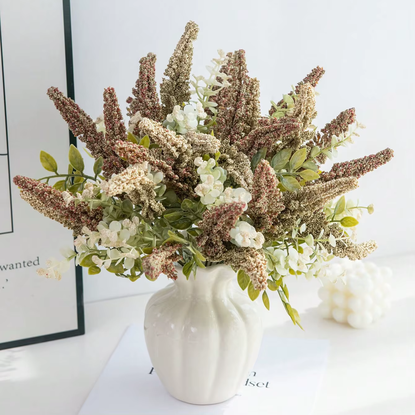Fleurs artificielles en soie Bunble mariage guirlande maison chambre décor extérieur cour couronne mariée Bouquet Vase photographie Prop bricolage cadeau